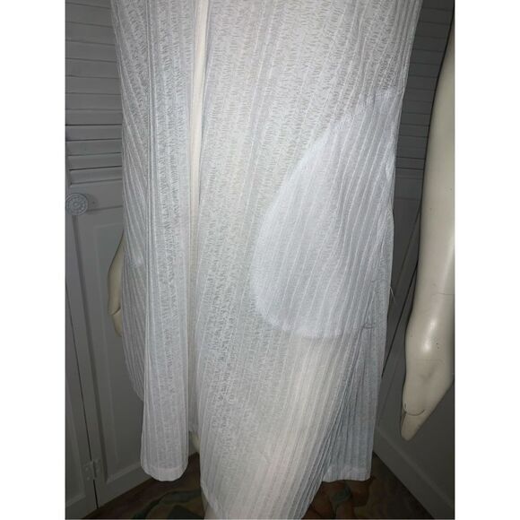 J Valdi Beachwear White Sleeveless Mini Dress Small - Picture 7 of 9